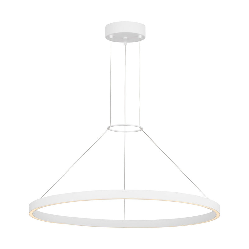 Visual Comfort Modern SLCH14930W LED Chandelier, Matte White