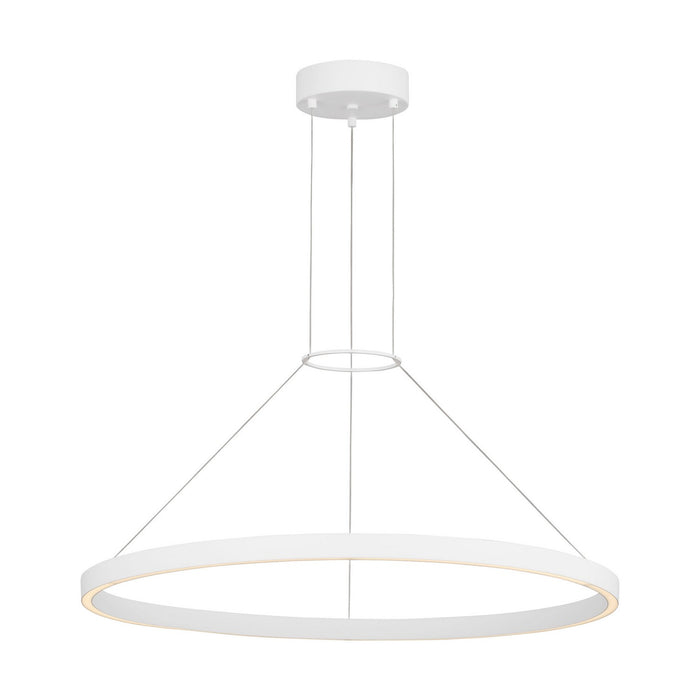 Visual Comfort Modern SLCH14930W LED Chandelier, Matte White