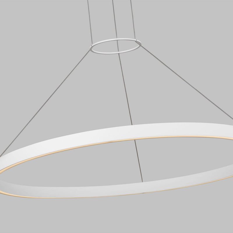 Visual Comfort Modern SLCH14930W LED Chandelier, Matte White