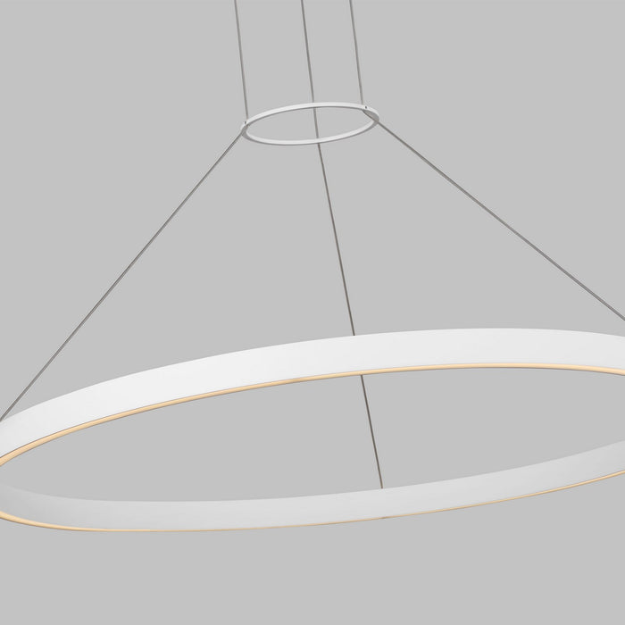 Visual Comfort Modern SLCH14930W LED Chandelier, Matte White