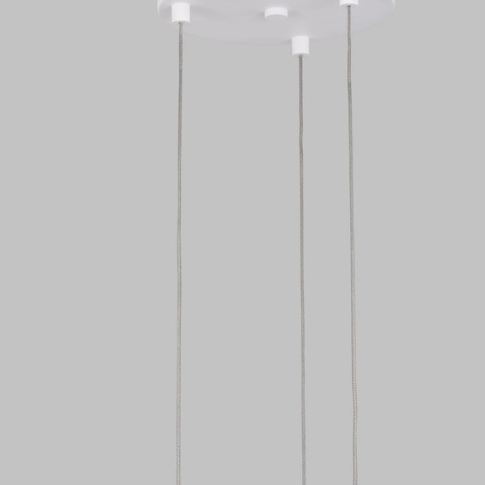 Visual Comfort Modern SLCH14930W LED Chandelier, Matte White