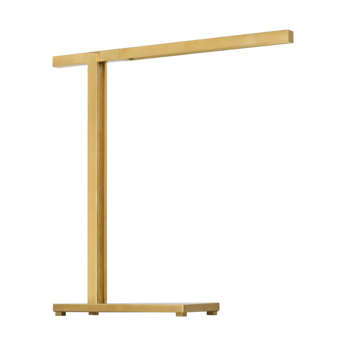 Visual Comfort Modern MDTB29627NB LED Table Lamp, Natural Brass