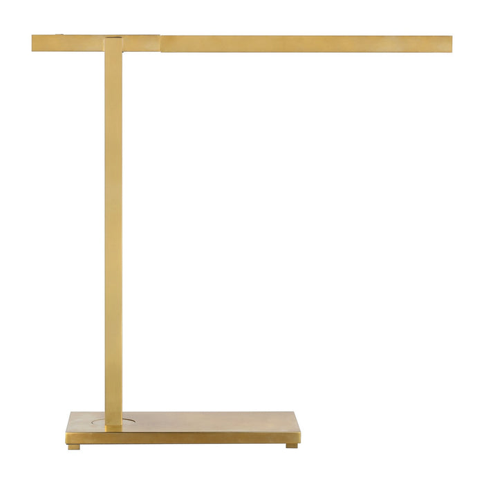 Visual Comfort Modern MDTB29627NB LED Table Lamp, Natural Brass