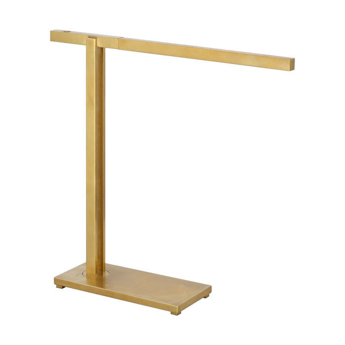 Visual Comfort Modern MDTB29627NB LED Table Lamp, Natural Brass
