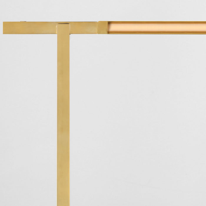 Visual Comfort Modern MDTB29627NB LED Table Lamp, Natural Brass