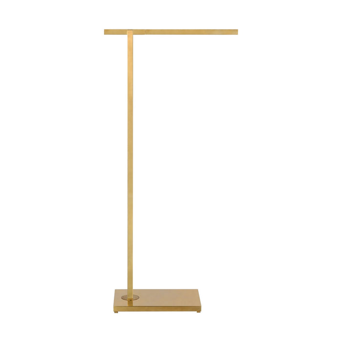 Visual Comfort Modern MDFL29727NB LED Floor Lamp, Natural Brass