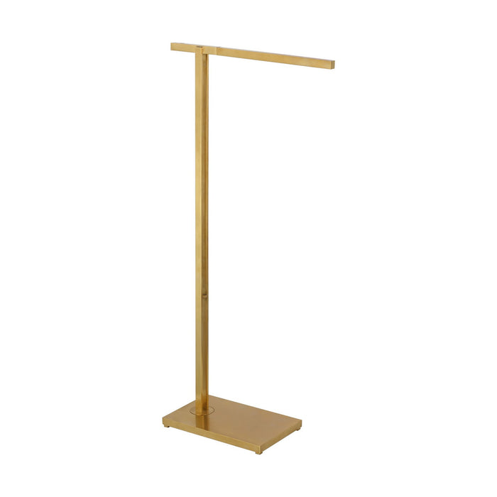 Visual Comfort Modern MDFL29727NB LED Floor Lamp, Natural Brass