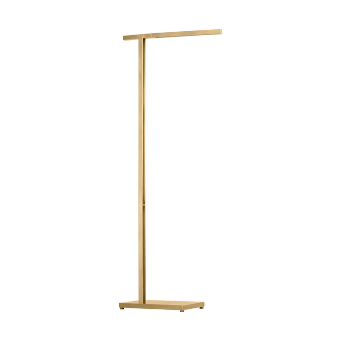Visual Comfort Modern MDFL29827NB LED Floor Lamp, Natural Brass