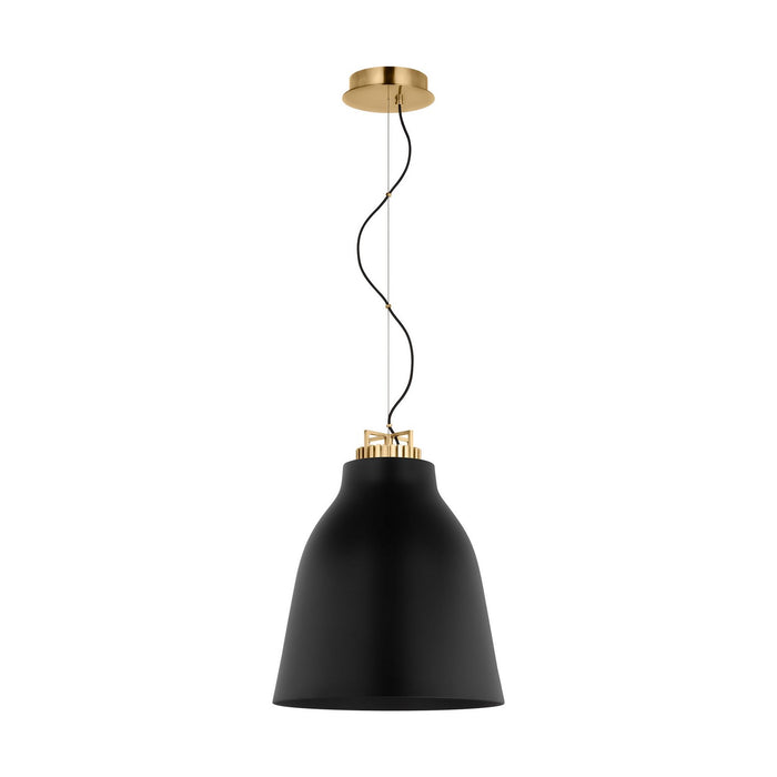 Visual Comfort Modern SLPD29927BNB LED Pendant, Natural Brass