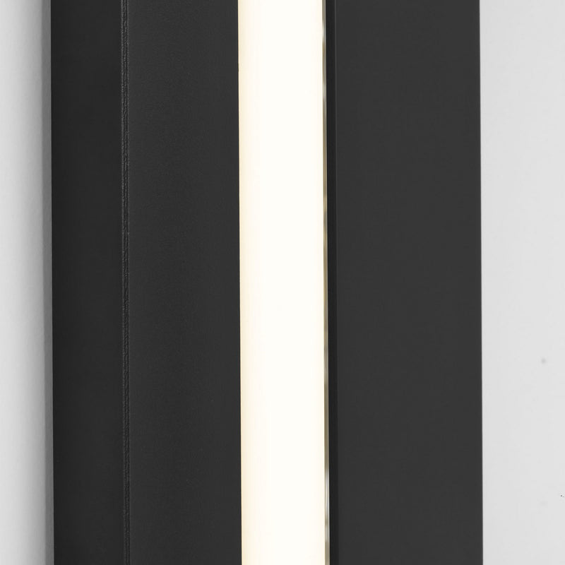 Visual Comfort Modern SLOWS30130B LED Outdoor Wall Mount, Black