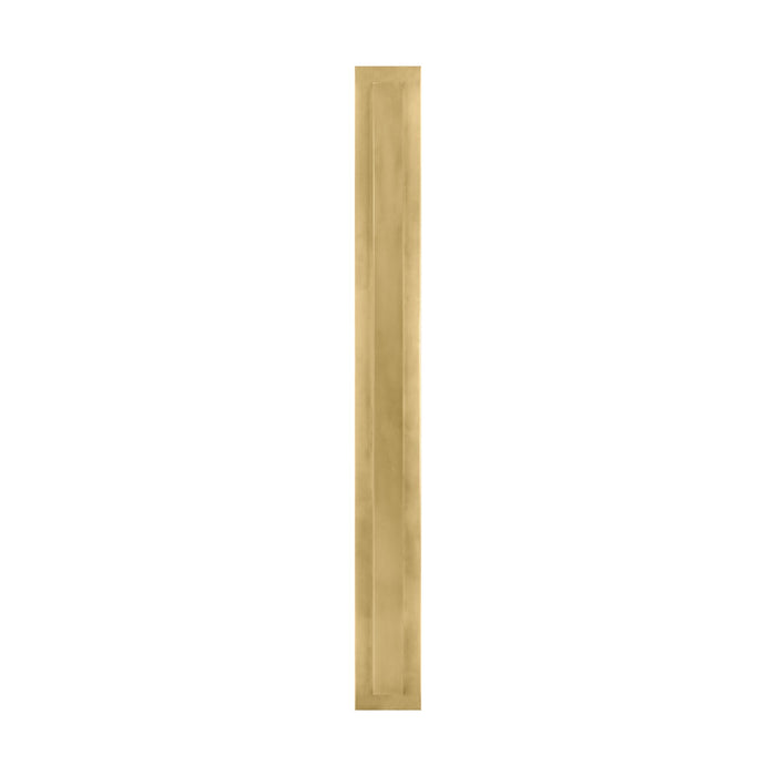 Visual Comfort Modern SLOWS30130NB LED Outdoor Wall Mount, Natural Brass