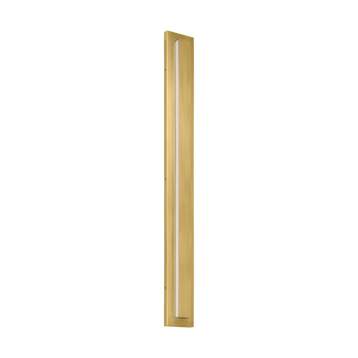 Visual Comfort Modern SLOWS30130NB LED Outdoor Wall Mount, Natural Brass
