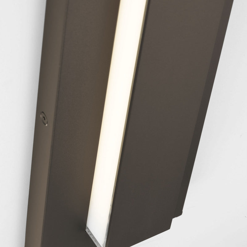 Visual Comfort Modern SLOWS30130Z LED Outdoor Wall Mount, Outdoor Bronze