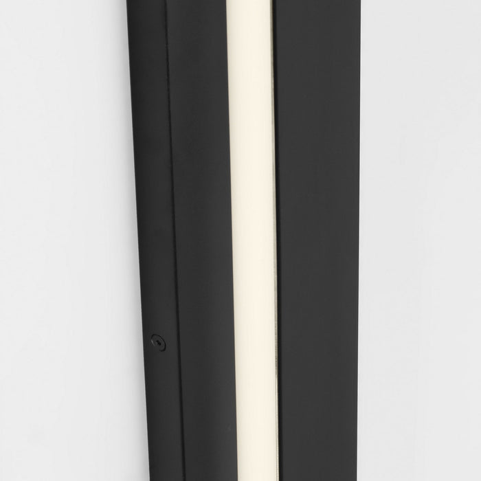 Visual Comfort Modern SLOWS30230B LED Outdoor Wall Mount, Black