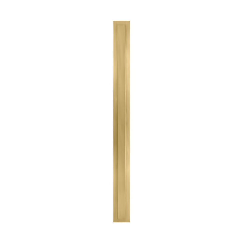 Visual Comfort Modern SLOWS30230NB LED Outdoor Wall Mount, Natural Brass