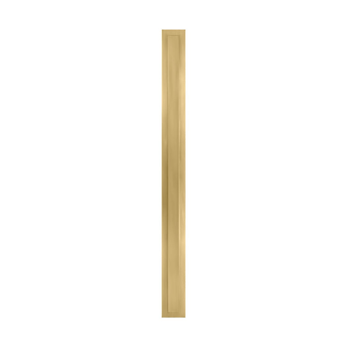 Visual Comfort Modern SLOWS30230NB LED Outdoor Wall Mount, Natural Brass