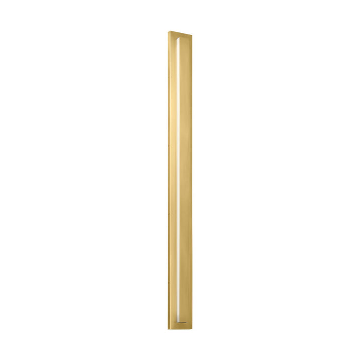 Visual Comfort Modern SLOWS30230NB LED Outdoor Wall Mount, Natural Brass