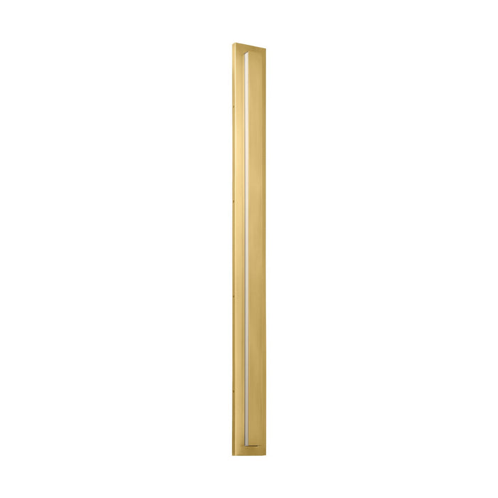 Visual Comfort Modern SLOWS30230NB LED Outdoor Wall Mount, Natural Brass