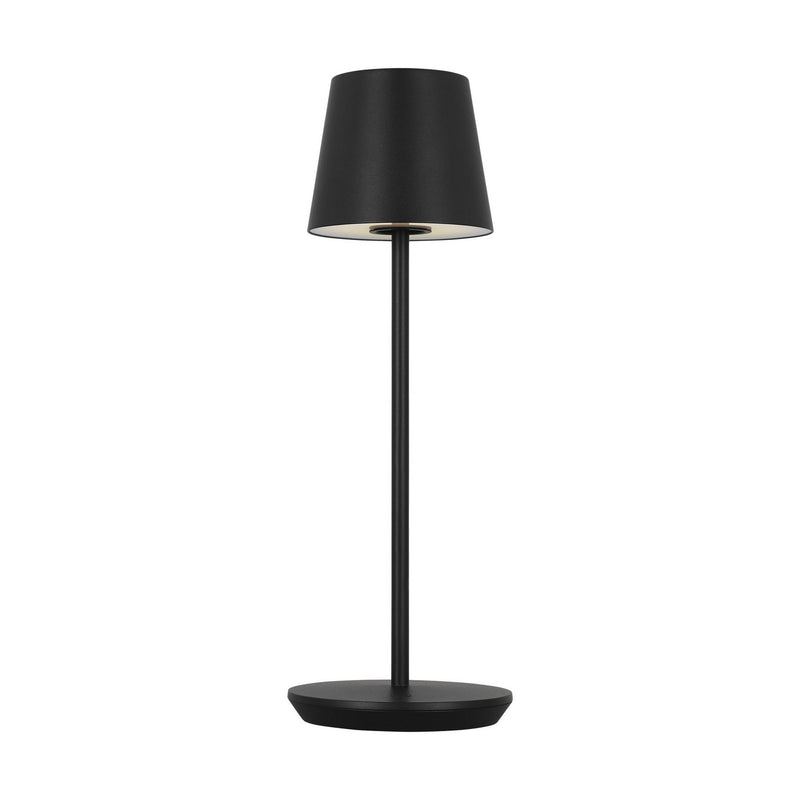 Visual Comfort Modern SLTB25827B LED Table Lamp, Black