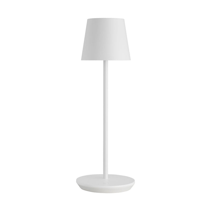 Visual Comfort Modern SLTB25827W LED Table Lamp, Matte White