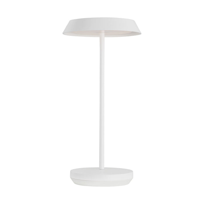 Visual Comfort Modern SLTB25927W LED Table Lamp, Matte White