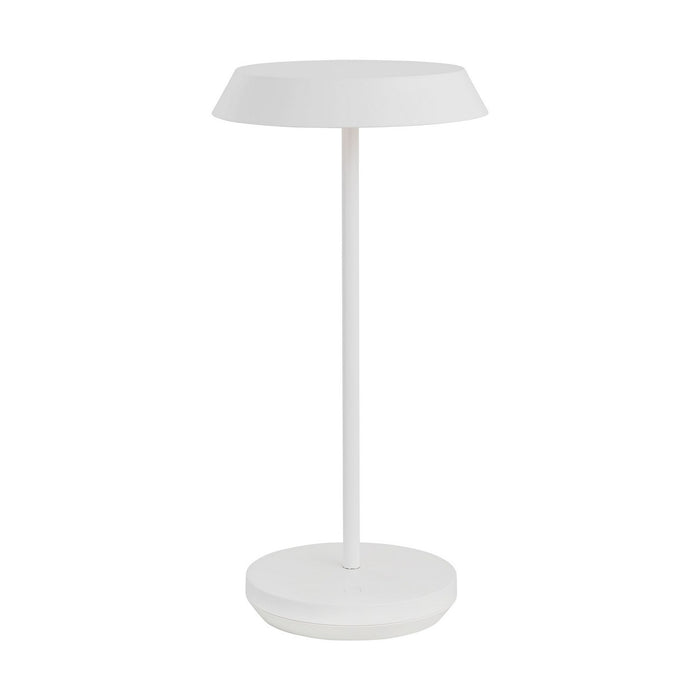 Visual Comfort Modern SLTB25927W LED Table Lamp, Matte White