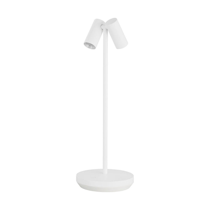 Visual Comfort Modern SLTB27027W LED Table Lamp, Matte White