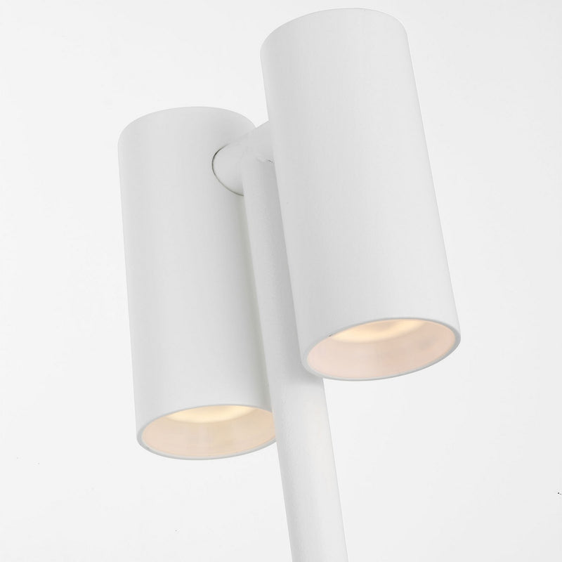 Visual Comfort Modern SLTB27027W LED Table Lamp, Matte White