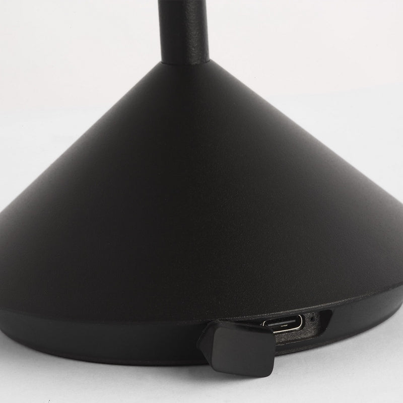 Visual Comfort Modern SLTB27127B LED Table Lamp, Black