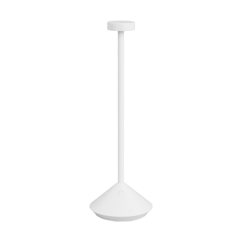 Visual Comfort Modern SLTB27127W LED Table Lamp, Matte White