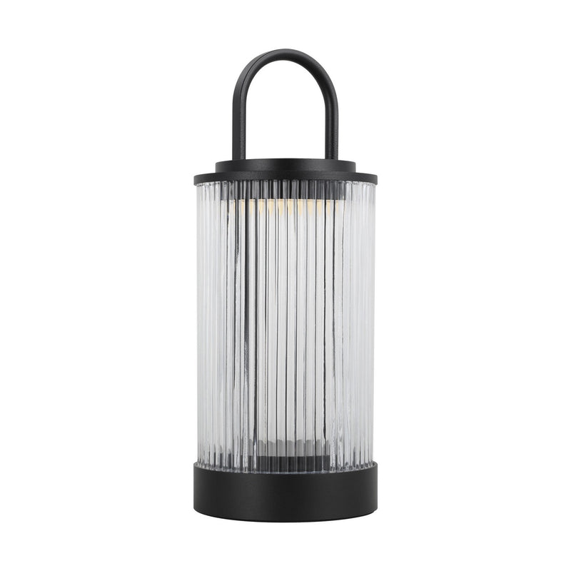 Visual Comfort Modern SLTB27227B LED Table Lamp, Black