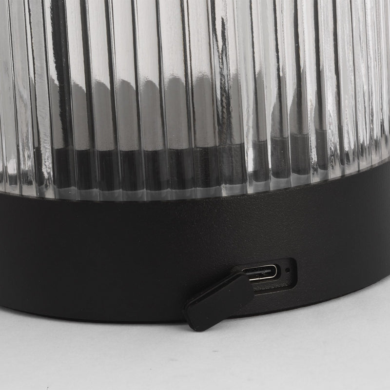 Visual Comfort Modern SLTB27227B LED Table Lamp, Black