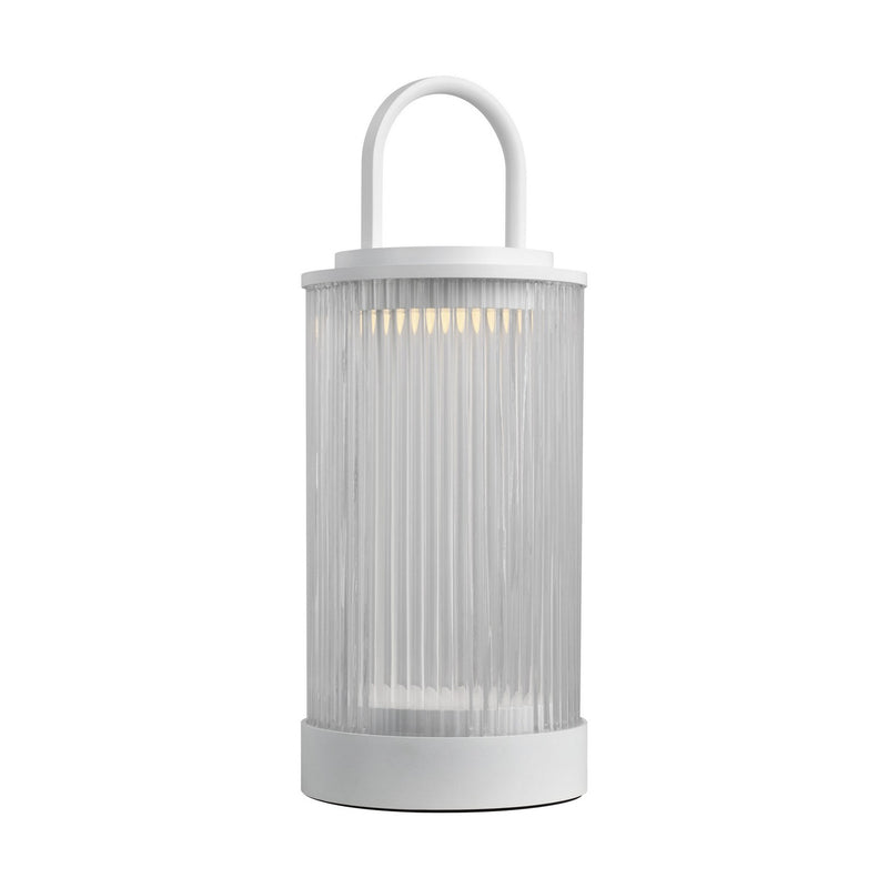 Visual Comfort Modern SLTB27227W LED Table Lamp, Matte White