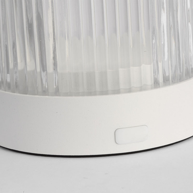 Visual Comfort Modern SLTB27227W LED Table Lamp, Matte White