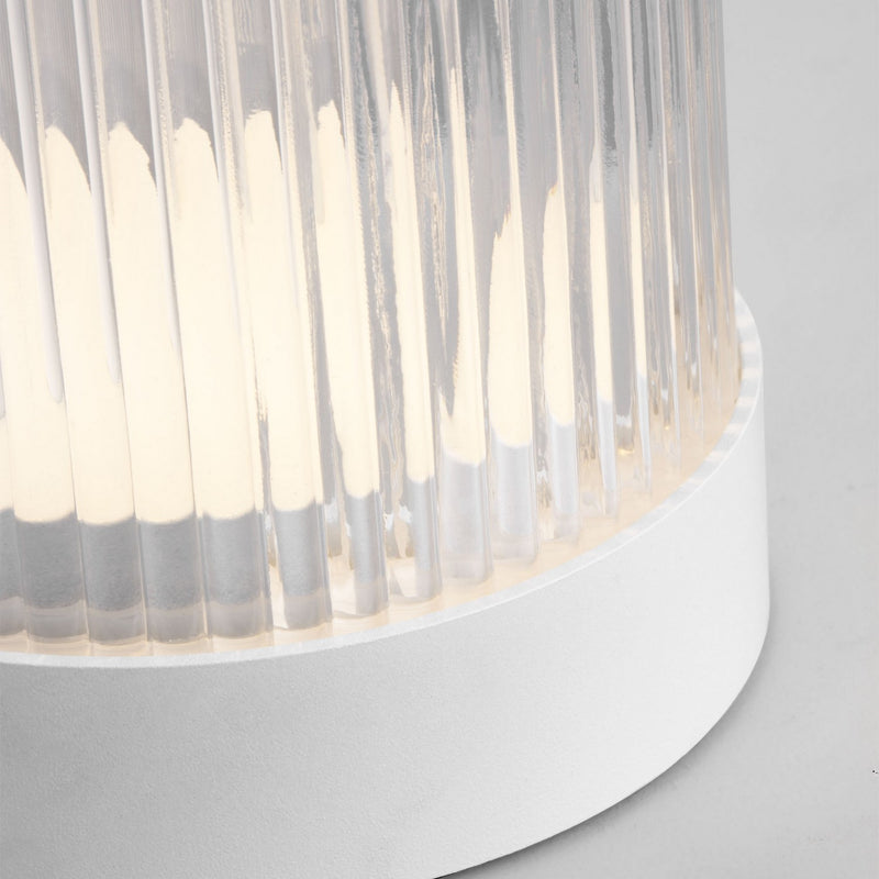 Visual Comfort Modern SLTB27227W LED Table Lamp, Matte White