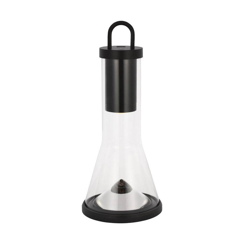 Visual Comfort Modern SLTB27327B LED Table Lamp, Black