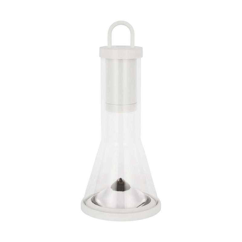 Visual Comfort Modern SLTB27327W LED Table Lamp, Matte White