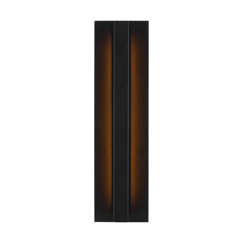 Visual Comfort Modern SLOWS30427B LED Outdoor Wall Mount, Black