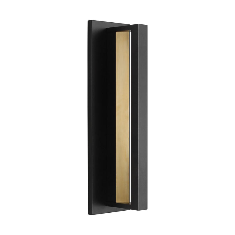 Visual Comfort Modern SLOWS30427B LED Outdoor Wall Mount, Black