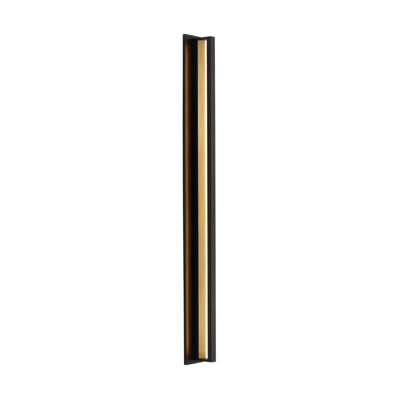 Visual Comfort Modern SLOWS30627B LED Outdoor Wall Mount, Black