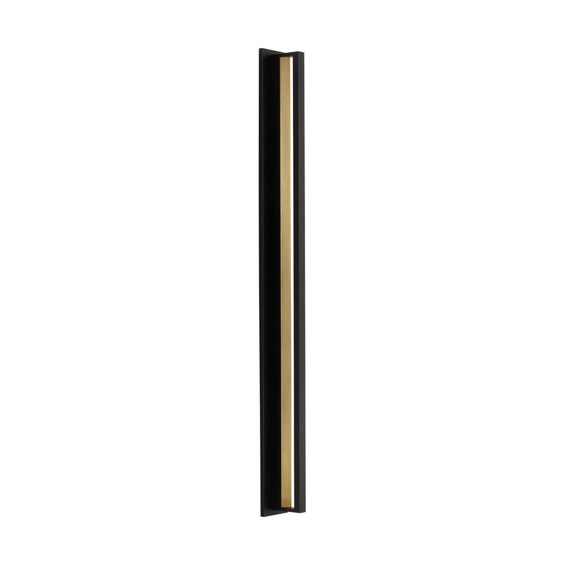 Visual Comfort Modern SLOWS30627B LED Outdoor Wall Mount, Black