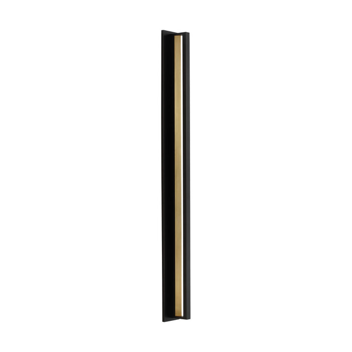Visual Comfort Modern SLOWS30627B LED Outdoor Wall Mount, Black