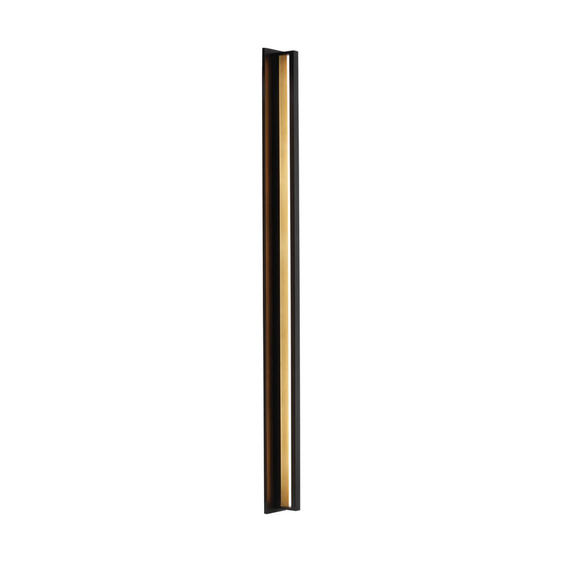 Visual Comfort Modern SLOWS30727B LED Outdoor Wall Mount, Black
