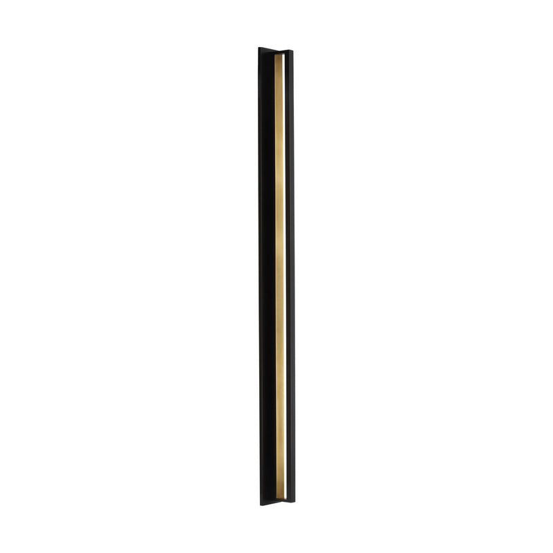 Visual Comfort Modern SLOWS30727B LED Outdoor Wall Mount, Black