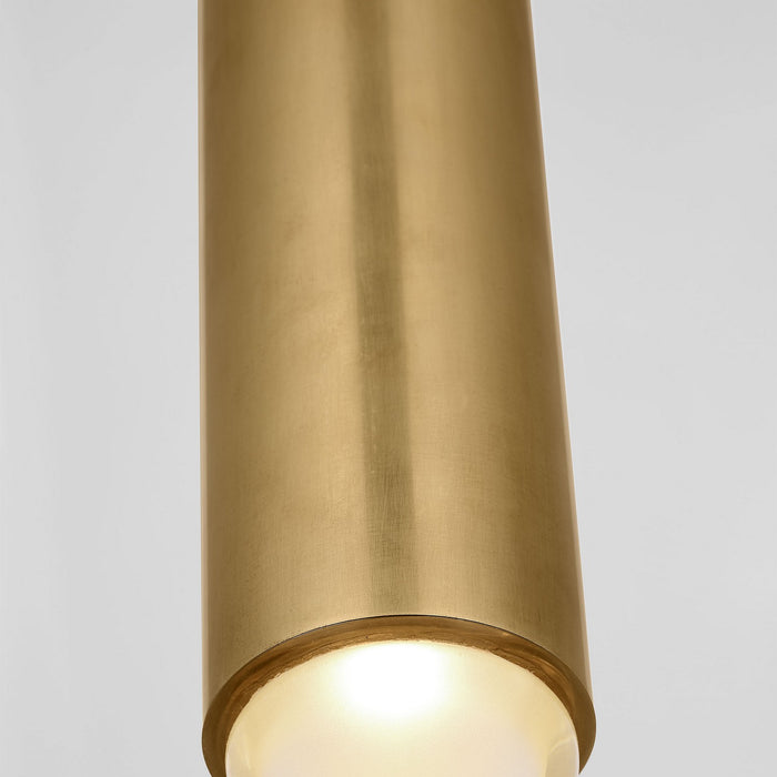 Visual Comfort Modern KWFM30827NB LED Flush Mount, Antique Nickel