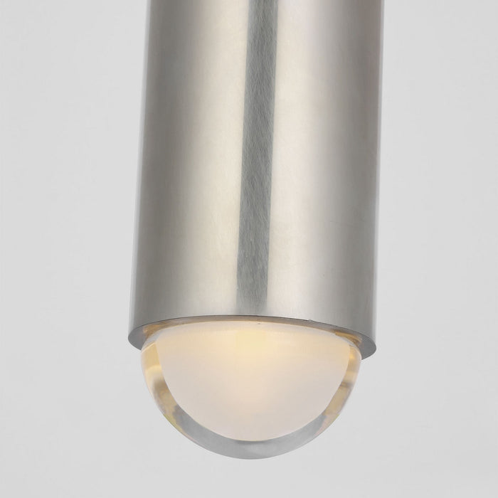Visual Comfort Modern KWFM30927AN LED Flush Mount, Antique Nickel