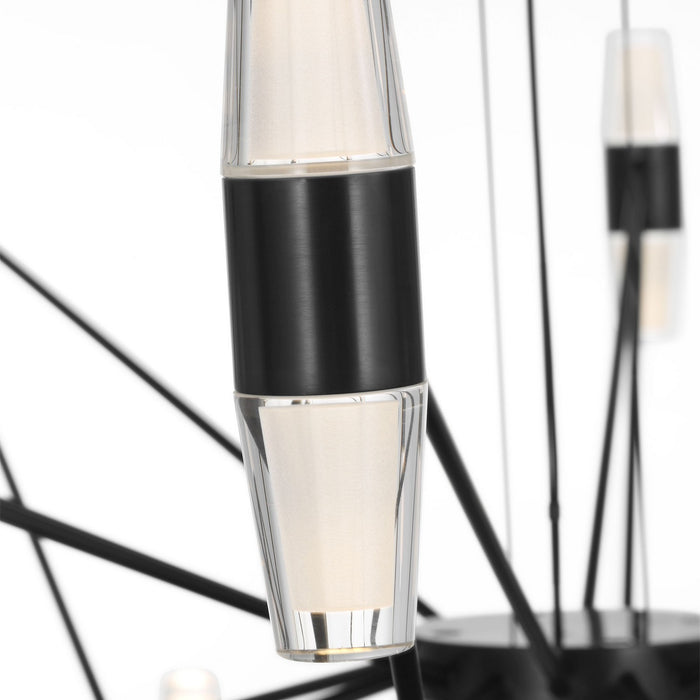 Visual Comfort Modern SLCH24727BZ LED Chandelier, Dark Bronze