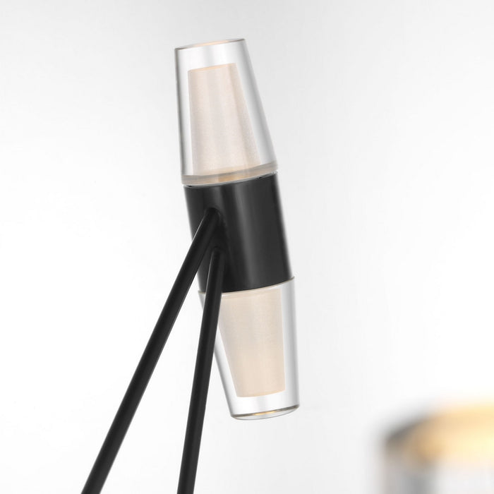 Visual Comfort Modern SLCH24827BZ LED Chandelier, Dark Bronze