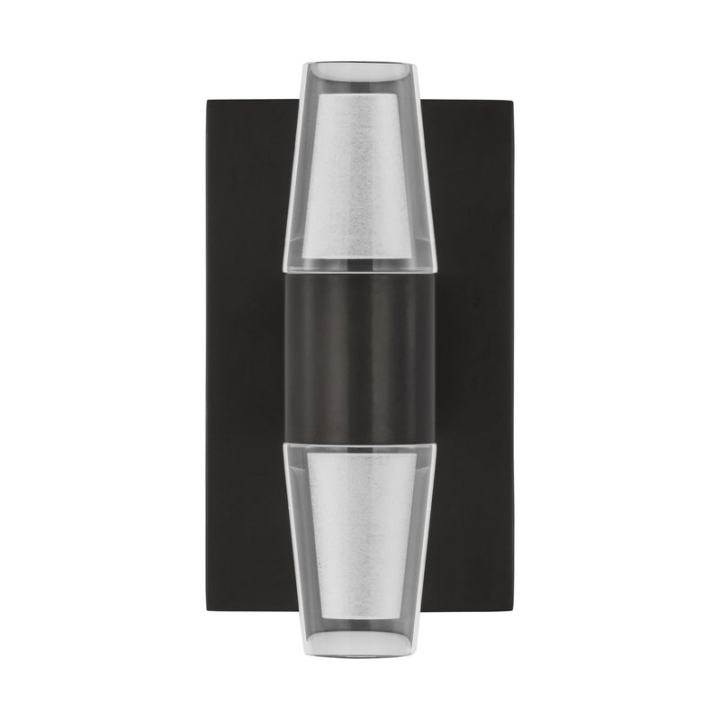 Visual Comfort Modern SLWS31327BZ LED Wall Sconce, Dark Bronze