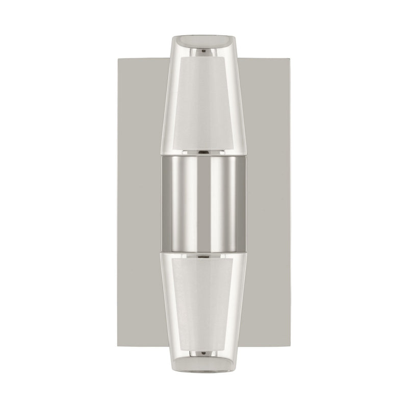 Visual Comfort Modern SLWS31327N LED Wall Sconce, Polished Nickel